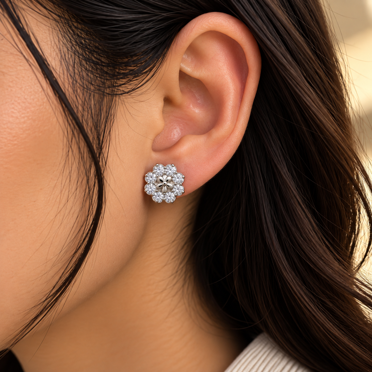 Celestine Bloom Studs - Image 2