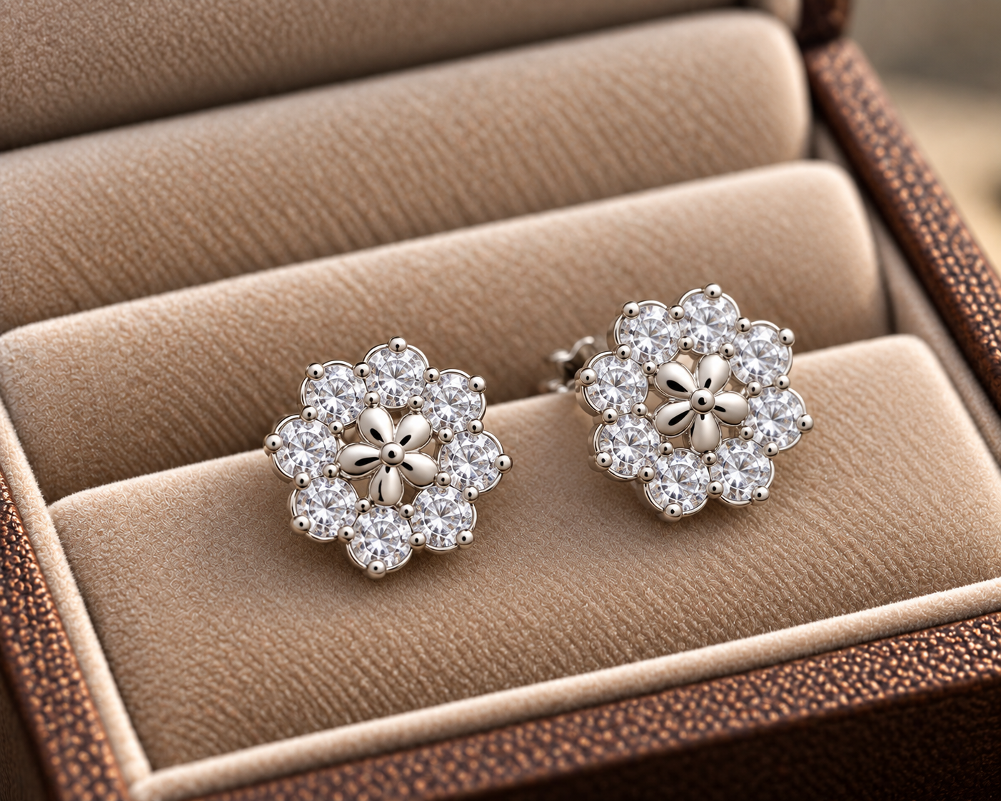 Celestine Bloom Studs