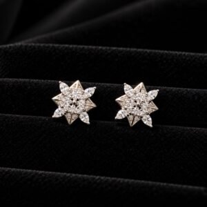 Starlight Petal Diamond Studs